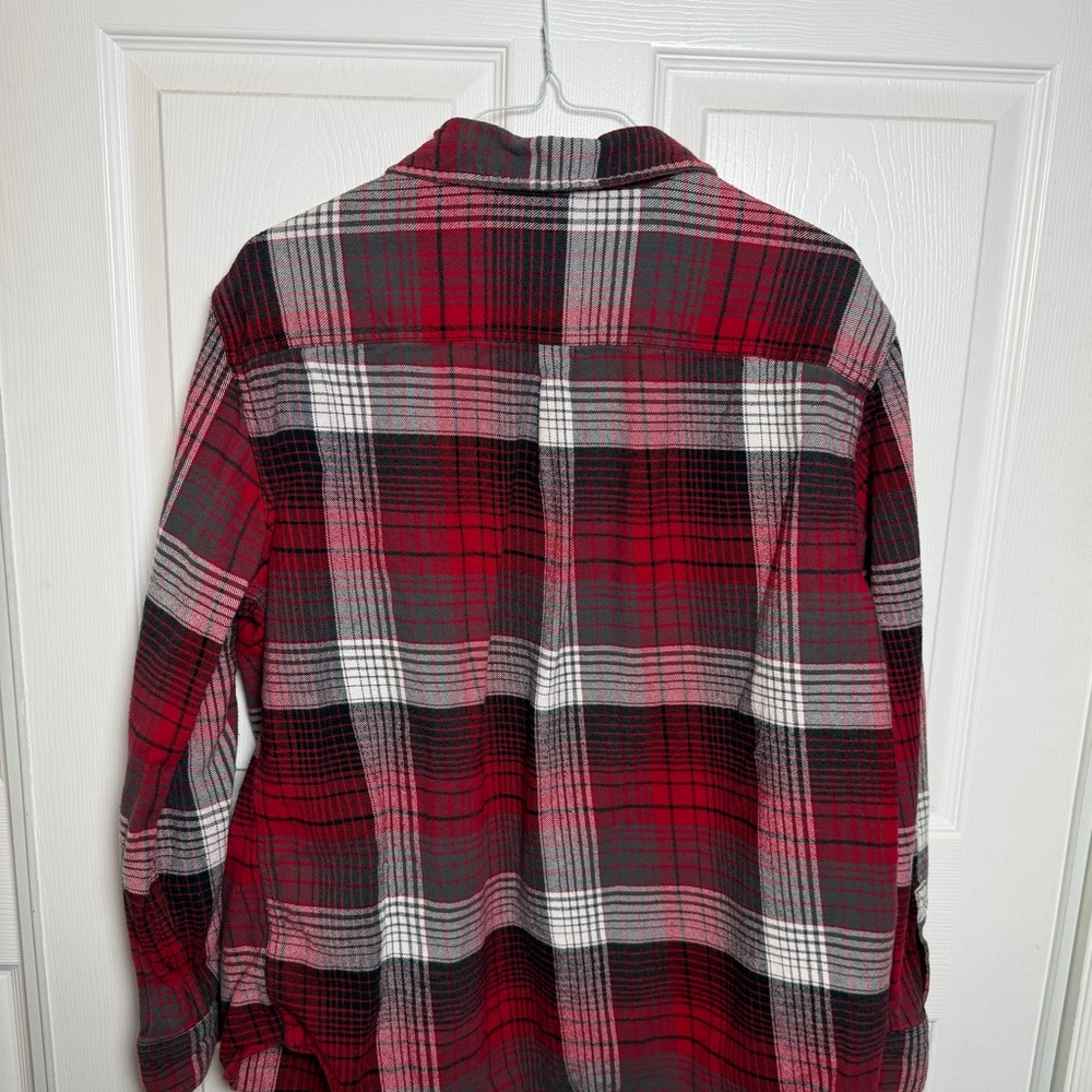 Mossimo Supply Co Red, White, Black & Gray Flannel Size Men’s XXL - Picture 2 of 6